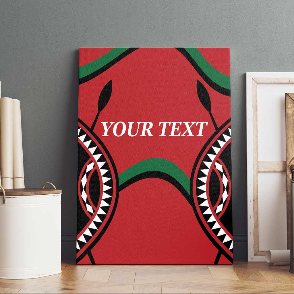 Custom Kenya Rugby Canvas Wall Art Summer Paris 2024 LT9 - Wonder Print Shop
