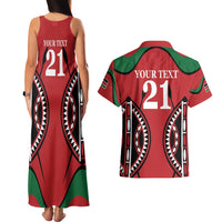 Custom Kenya Rugby Couples Matching Tank Maxi Dress and Hawaiian Shirt Summer Paris 2024 LT9 - Wonder Print Shop