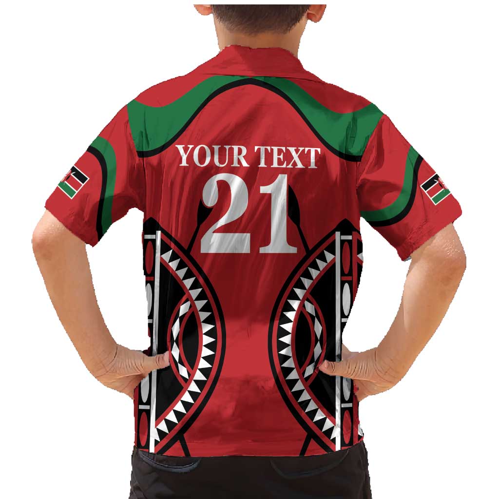 Custom Kenya Rugby Family Matching Mermaid Dress and Hawaiian Shirt Summer Paris 2024 LT9 - Wonder Print Shop
