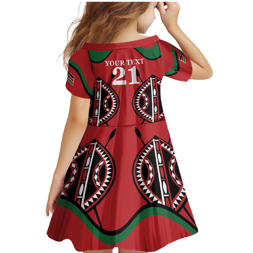 Custom Kenya Rugby Family Matching Mermaid Dress and Hawaiian Shirt Summer Paris 2024 LT9 - Wonder Print Shop