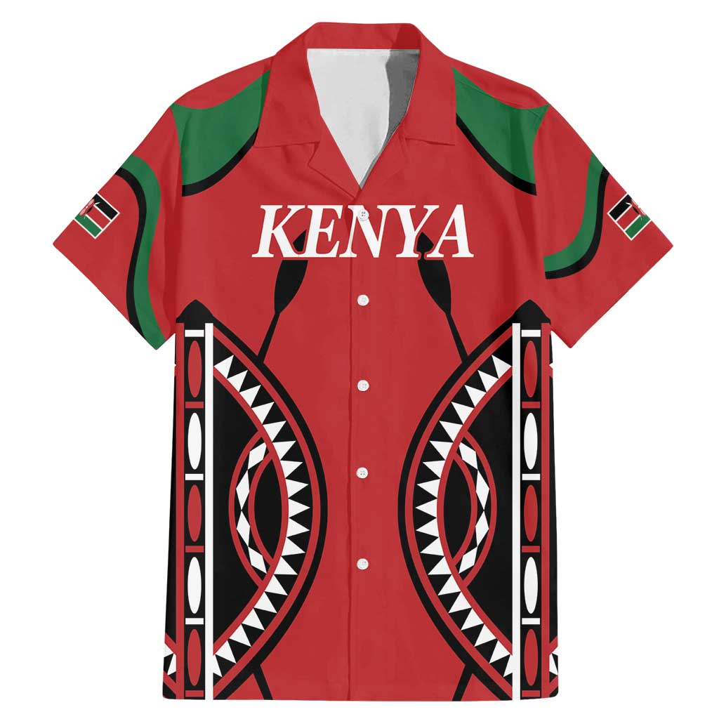 Custom Kenya Rugby Family Matching Mermaid Dress and Hawaiian Shirt Summer Paris 2024 LT9 - Wonder Print Shop
