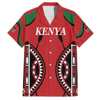 Custom Kenya Rugby Family Matching Off The Shoulder Long Sleeve Dress and Hawaiian Shirt Summer Paris 2024 - Wonder Print Shop