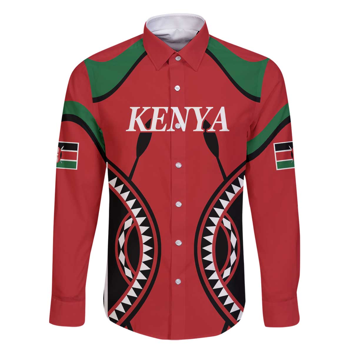 Custom Kenya Rugby Family Matching Off The Shoulder Long Sleeve Dress and Hawaiian Shirt Summer Paris 2024 - Wonder Print Shop