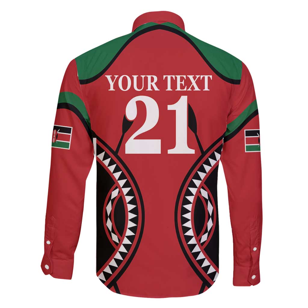 Custom Kenya Rugby Family Matching Off Shoulder Short Dress and Hawaiian Shirt Summer Paris 2024 LT9 - Wonder Print Shop