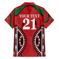 Custom Kenya Rugby Family Matching Short Sleeve Bodycon Dress and Hawaiian Shirt Summer Paris 2024 - Wonder Print Shop