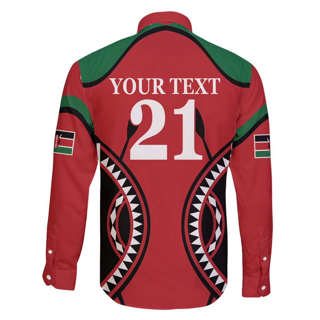 Custom Kenya Rugby Family Matching Short Sleeve Bodycon Dress and Hawaiian Shirt Summer Paris 2024 - Wonder Print Shop