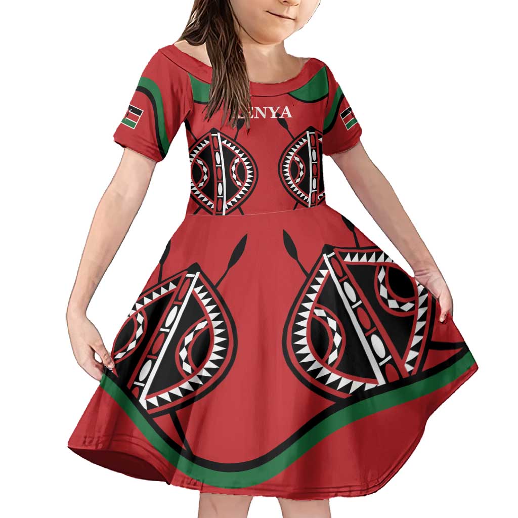 Custom Kenya Rugby Family Matching Summer Maxi Dress and Hawaiian Shirt Summer Paris 2024 - Wonder Print Shop