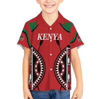 Custom Kenya Rugby Family Matching Summer Maxi Dress and Hawaiian Shirt Summer Paris 2024 - Wonder Print Shop