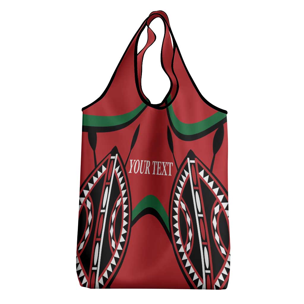 Custom Kenya Rugby Grocery Bag Summer Paris