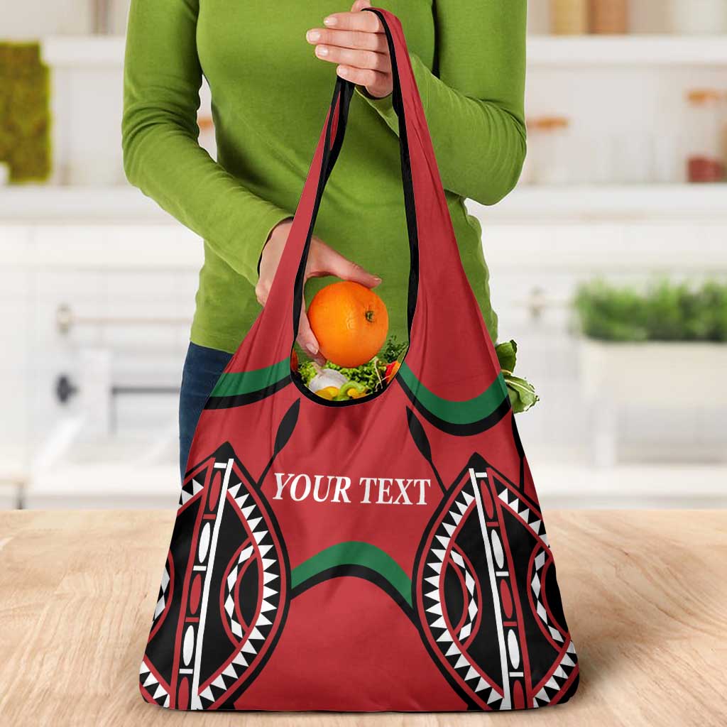 Custom Kenya Rugby Grocery Bag Summer Paris