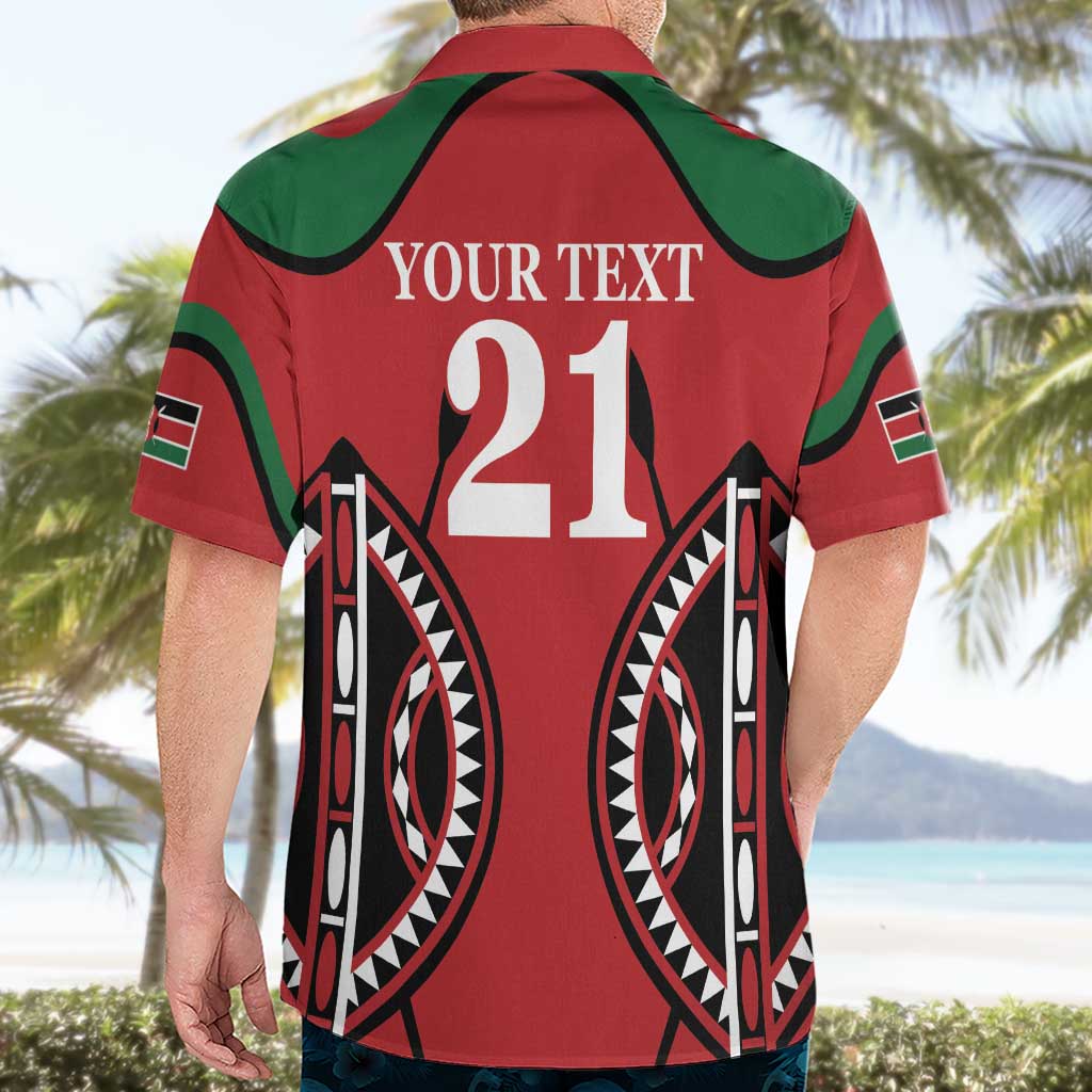 Custom Kenya Rugby Hawaiian Shirt Summer Paris 2024 - Wonder Print Shop