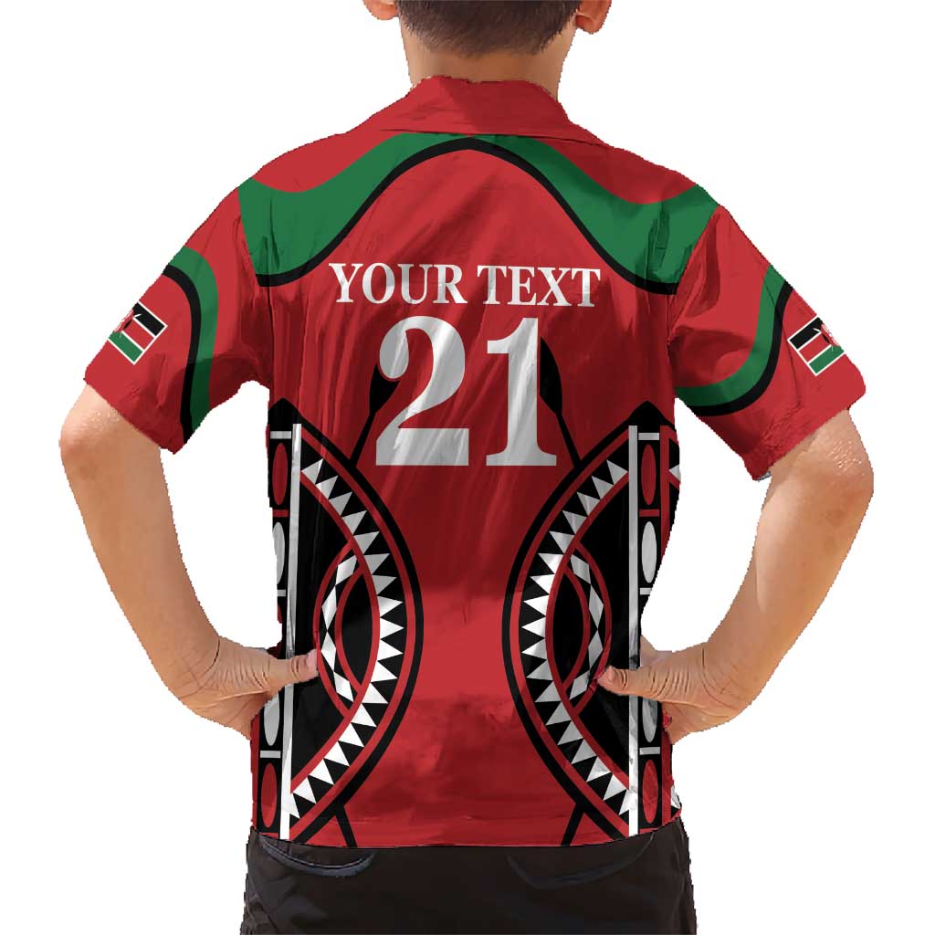 Custom Kenya Rugby Hawaiian Shirt Summer Paris 2024 - Wonder Print Shop