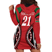 Custom Kenya Rugby Hoodie Dress Summer Paris 2024 - Wonder Print Shop