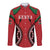 Custom Kenya Rugby Long Sleeve Button Shirt Summer Paris 2024 - Wonder Print Shop