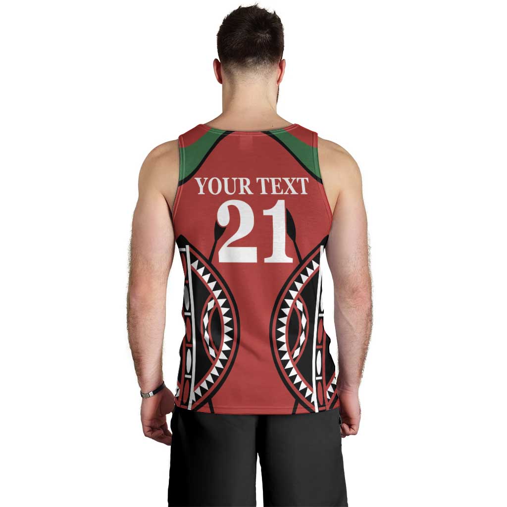 Custom Kenya Rugby Men Tank Top Summer Paris 2024 - Wonder Print Shop