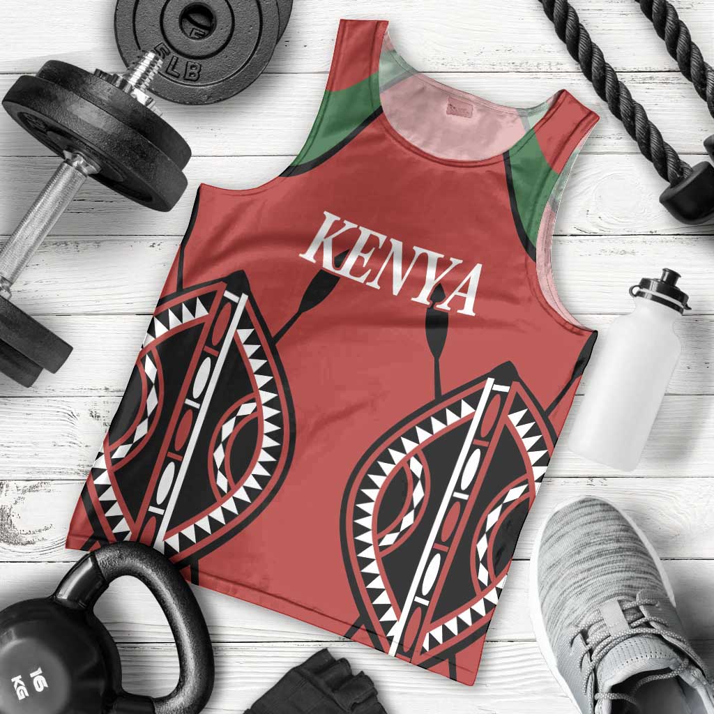 Custom Kenya Rugby Men Tank Top Summer Paris 2024 - Wonder Print Shop