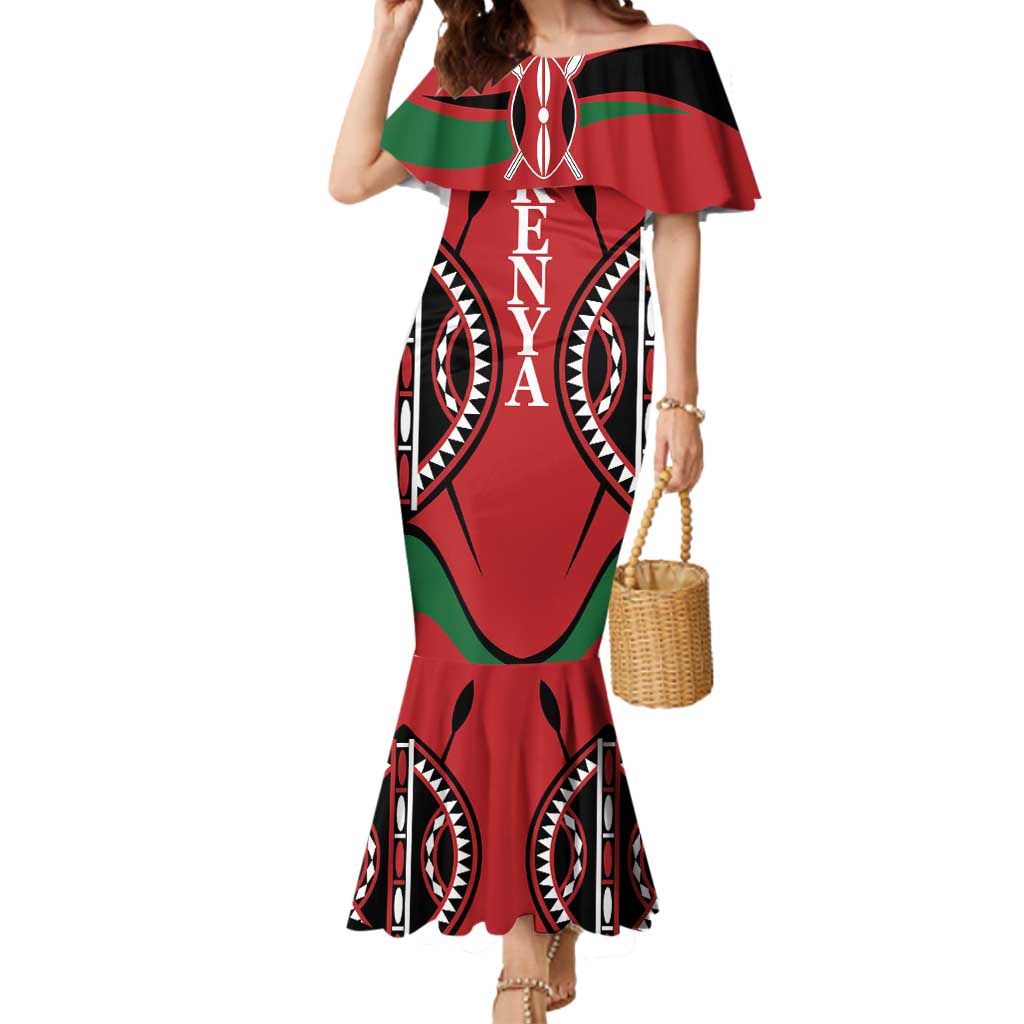 Custom Kenya Rugby Mermaid Dress Summer Paris 2024 - Wonder Print Shop
