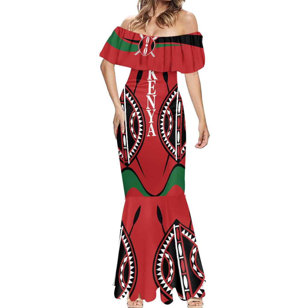 Custom Kenya Rugby Mermaid Dress Summer Paris 2024 - Wonder Print Shop