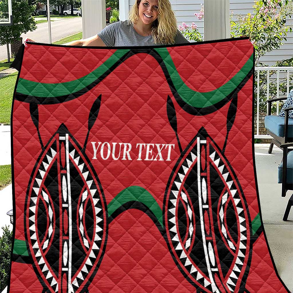 Custom Kenya Rugby Quilt Summer Paris 2024 - Wonder Print Shop