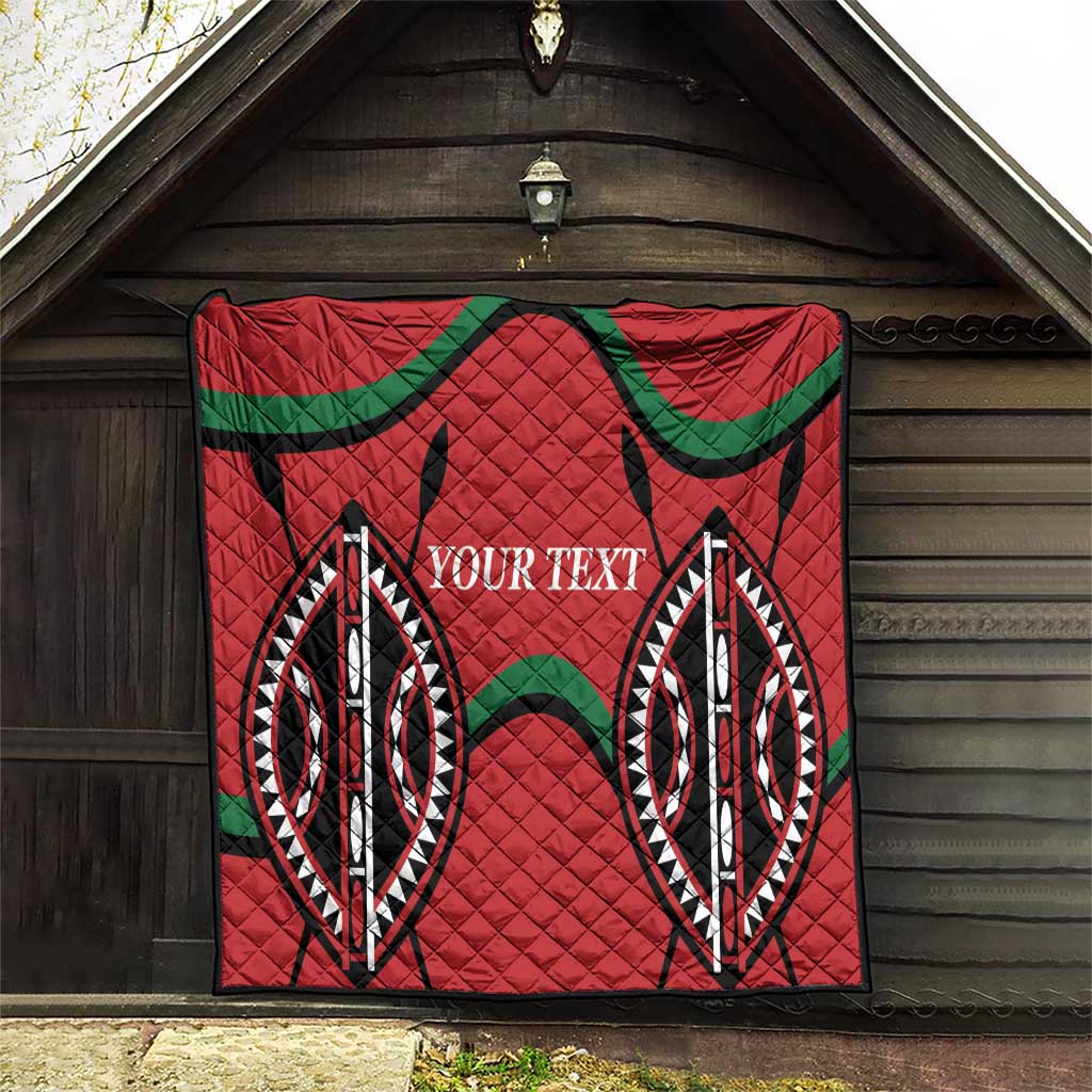 Custom Kenya Rugby Quilt Summer Paris 2024 - Wonder Print Shop