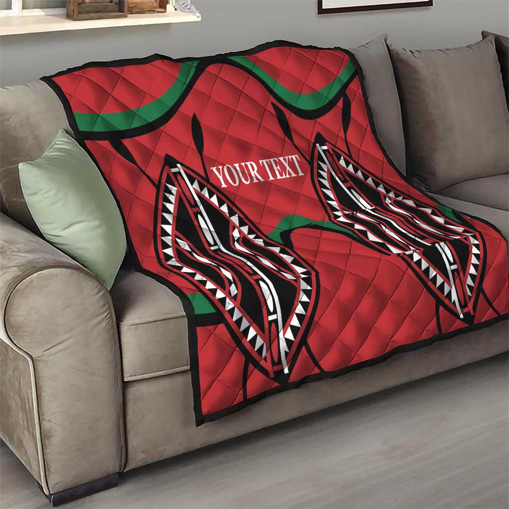 Custom Kenya Rugby Quilt Summer Paris 2024 - Wonder Print Shop