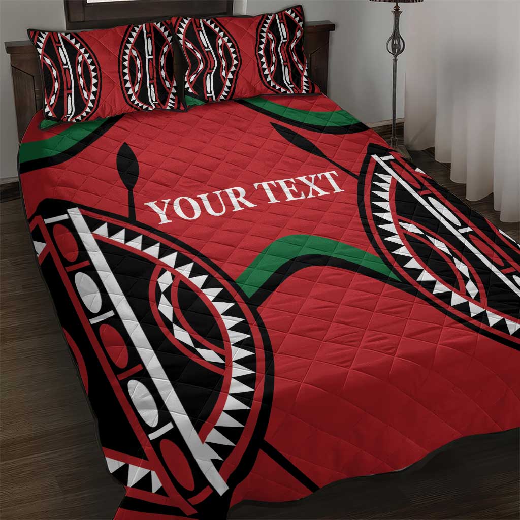 Custom Kenya Rugby Quilt Bed Set Summer Paris 2024 - Wonder Print Shop