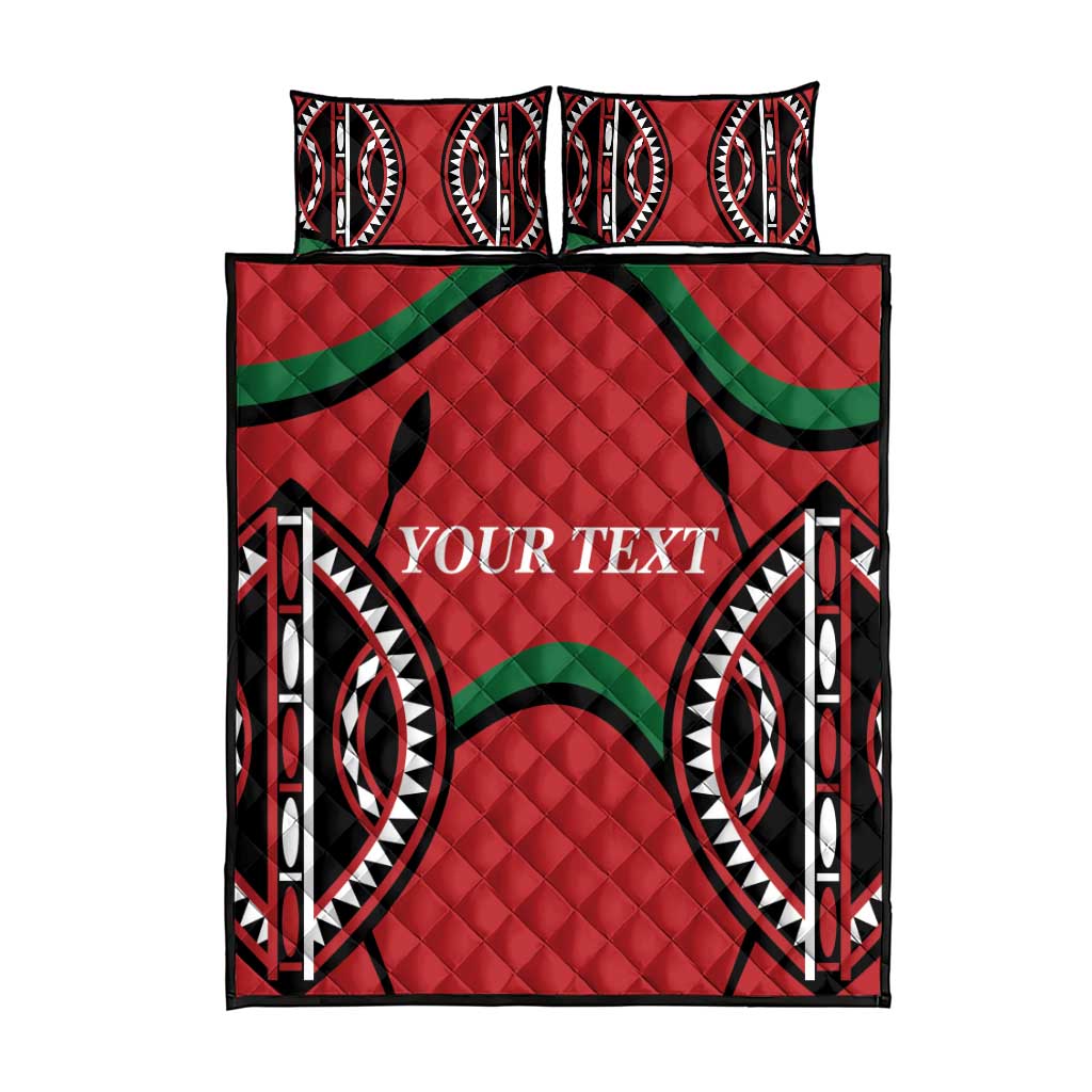 Custom Kenya Rugby Quilt Bed Set Summer Paris 2024 - Wonder Print Shop