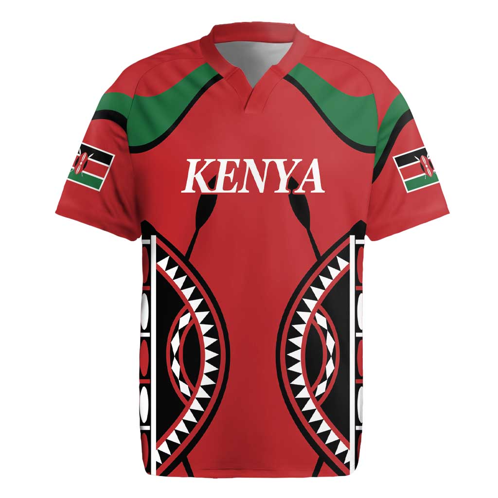 Custom Kenya Rugby Rugby Jersey Summer Paris 2024 - Wonder Print Shop