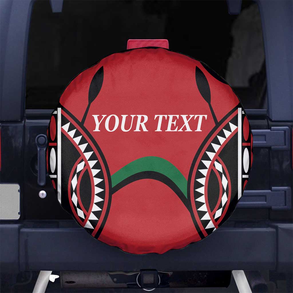 Custom Kenya Rugby Spare Tire Cover Summer Paris 2024 - Wonder Print Shop