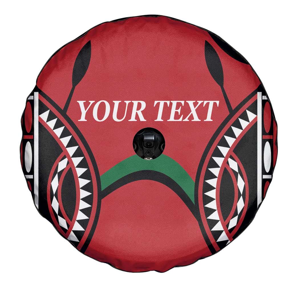 Custom Kenya Rugby Spare Tire Cover Summer Paris 2024 - Wonder Print Shop