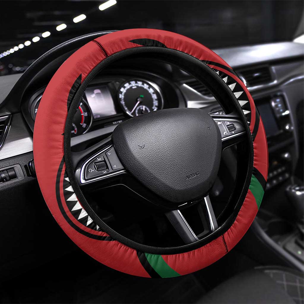 Kenya Rugby Steering Wheel Cover Summer Paris 2024 - Wonder Print Shop