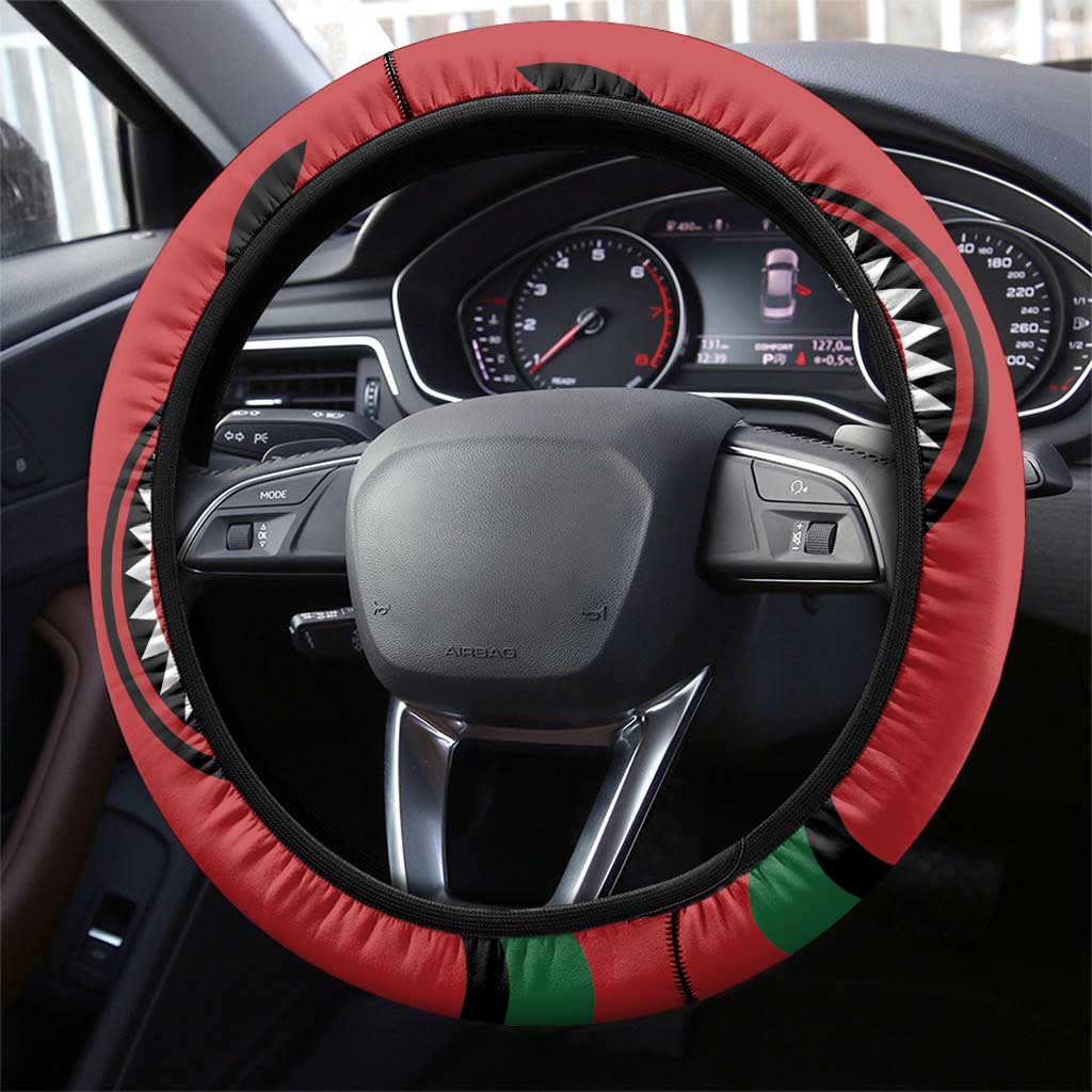 Kenya Rugby Steering Wheel Cover Summer Paris 2024 - Wonder Print Shop