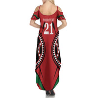 Custom Kenya Rugby Summer Maxi Dress Summer Paris 2024 - Wonder Print Shop
