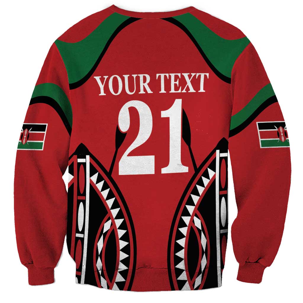 Custom Kenya Rugby Sweatshirt Summer Paris 2024 - Wonder Print Shop