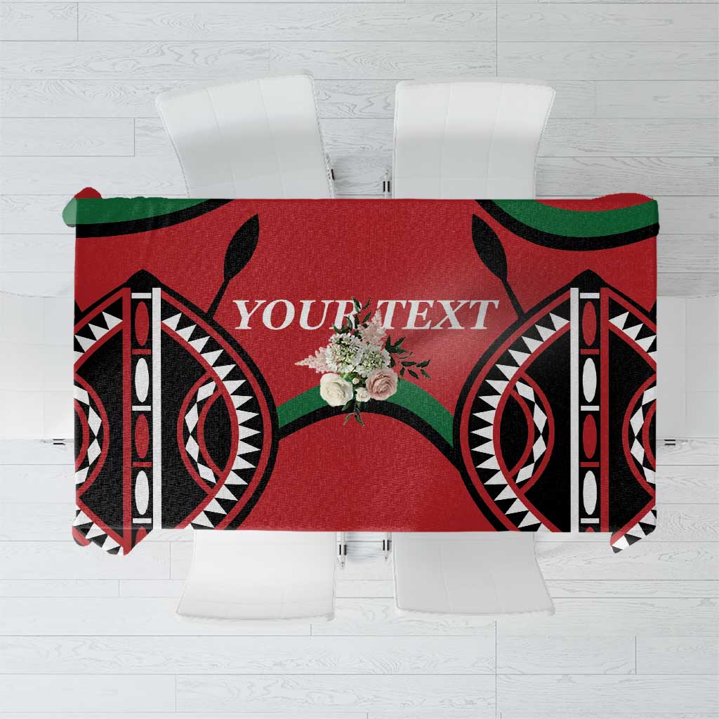 Custom Kenya Rugby Tablecloth Summer Paris 2024 - Wonder Print Shop