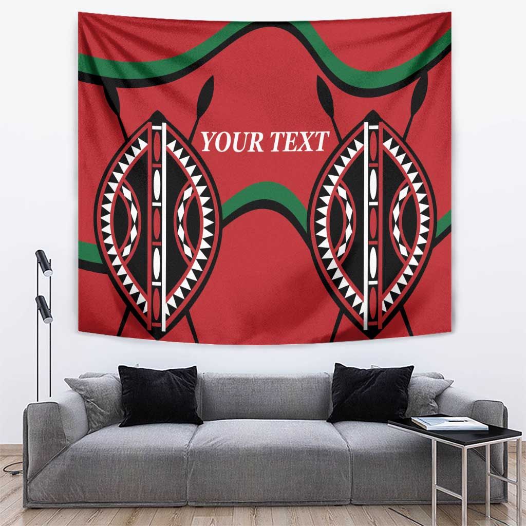 Custom Kenya Rugby Tapestry Summer Paris 2024 - Wonder Print Shop
