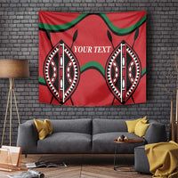 Custom Kenya Rugby Tapestry Summer Paris 2024 - Wonder Print Shop