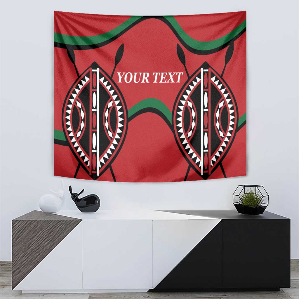 Custom Kenya Rugby Tapestry Summer Paris 2024 - Wonder Print Shop