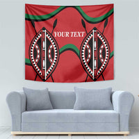 Custom Kenya Rugby Tapestry Summer Paris 2024 - Wonder Print Shop