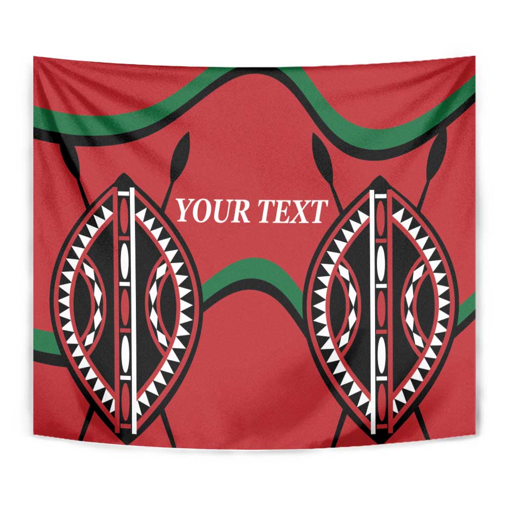 Custom Kenya Rugby Tapestry Summer Paris 2024 - Wonder Print Shop