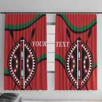 Custom Kenya Rugby Window Curtain Summer Paris 2024 - Wonder Print Shop
