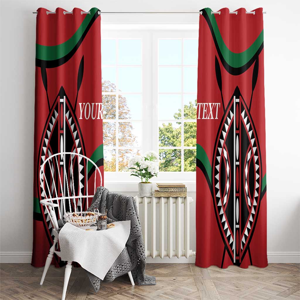 Custom Kenya Rugby Window Curtain Summer Paris 2024 - Wonder Print Shop