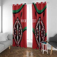 Custom Kenya Rugby Window Curtain Summer Paris 2024 - Wonder Print Shop