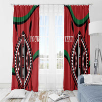Custom Kenya Rugby Window Curtain Summer Paris 2024 - Wonder Print Shop