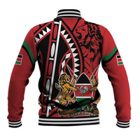 Kenya With African Shield Baseball Jacket LT9 - Wonder Print Shop