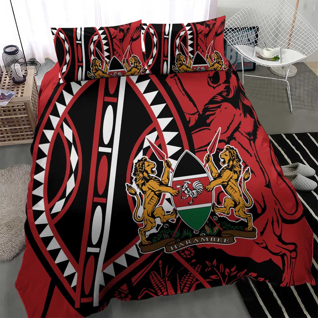 Kenya With African Shield Bedding Set LT9 - Wonder Print Shop