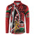 Kenya With African Shield Button Sweatshirt LT9 - Wonder Print Shop