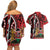 Kenya With African Shield Couples Matching Off Shoulder Short Dress and Hawaiian Shirt LT9 - Wonder Print Shop