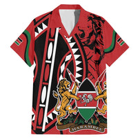 Kenya With African Shield Family Matching Mermaid Dress and Hawaiian Shirt LT9 - Wonder Print Shop