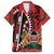 Kenya With African Shield Family Matching Summer Maxi Dress and Hawaiian Shirt - Wonder Print Shop
